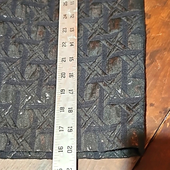 Worthington | Black Textured Straight Skirt - Picture 5 of 9